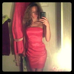 Strapless cocktail dress perfect for spring events